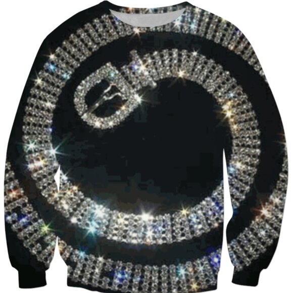 Graphic Jewel Crewneckline Sweater - Picture 2 of 4
